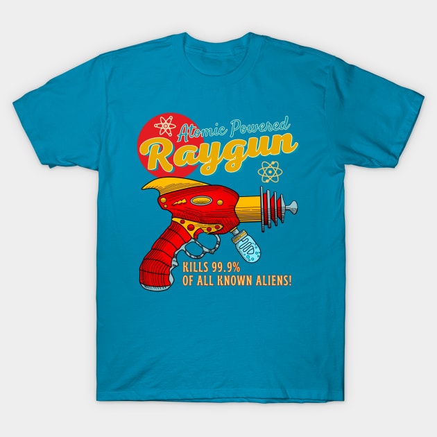 Atomic Powered Raygun T-Shirt by Ashley-Bee